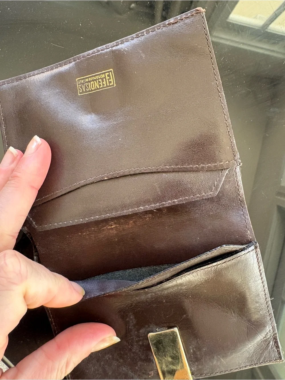 Fendi Vintage FF Zucca Bi Fold Wallet